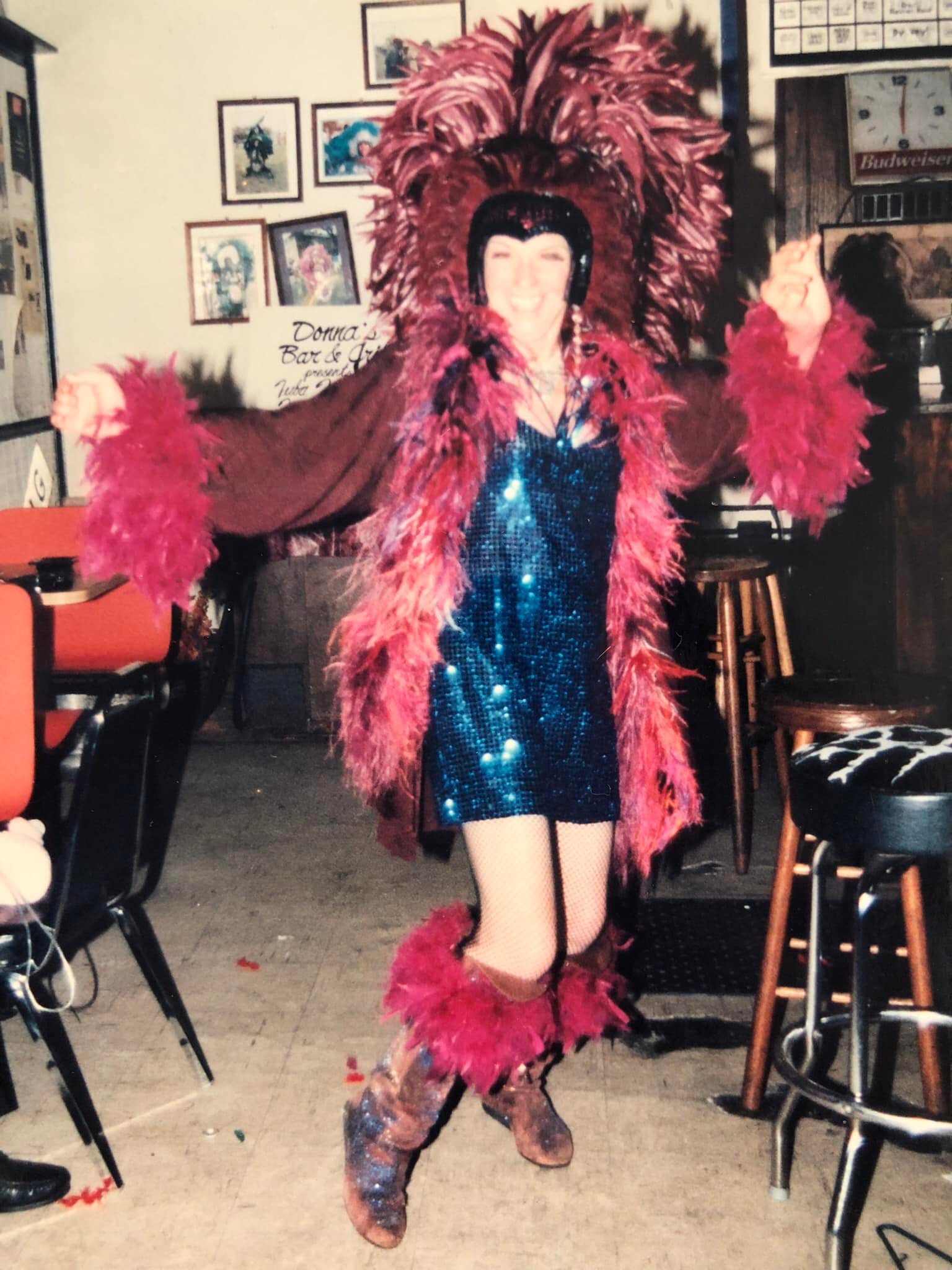 Mary Pat VanTine dressed for success, New Orleans, circa 2000